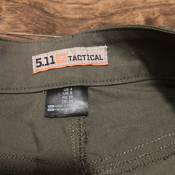 5.11 Tactical Denim Jean Shorts and Green Shorts - Picture 6 of 7